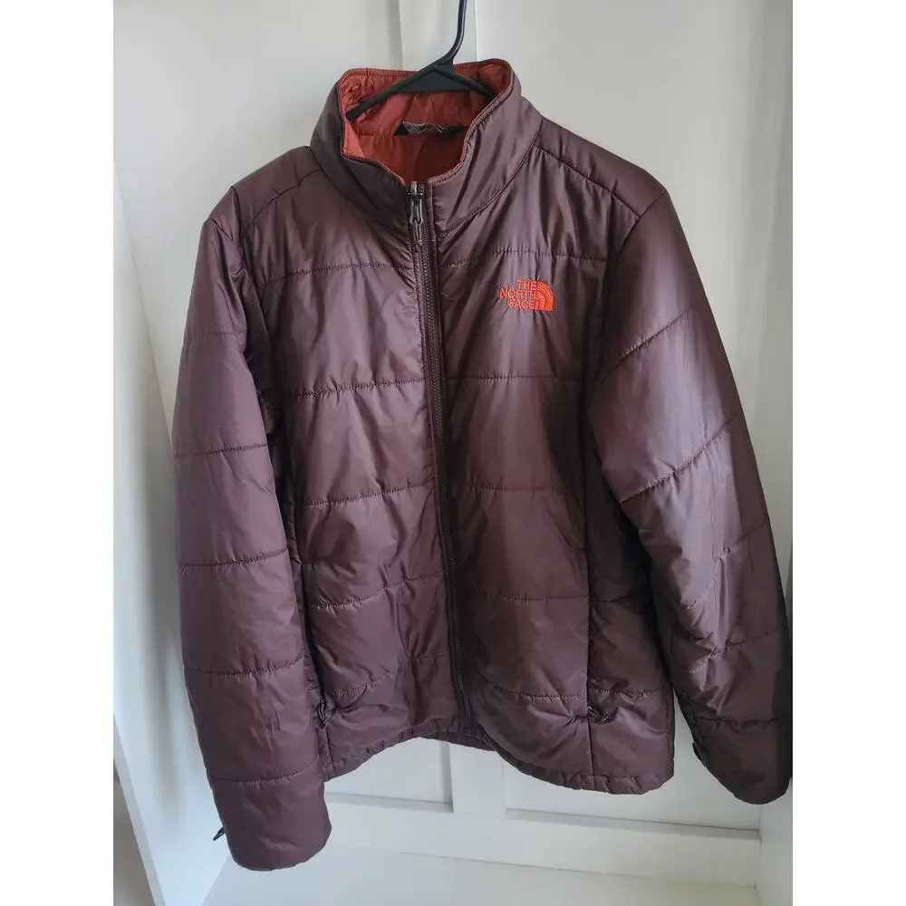 The North Face Jacket Men Medium Rust Triclimate Zip Insulated Puffer 3 in‎ 1